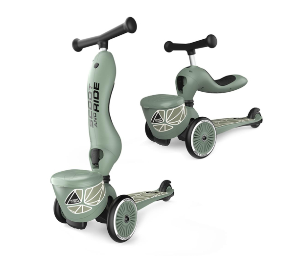 Scoot & Ride Highwaykick 1 Lifestyle Jeździk i hulajnoga 2w1 Green Lines - 1109666 - zdjęcie